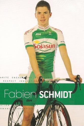 2013 Sojasun #NNO Fabien Schmidt Front